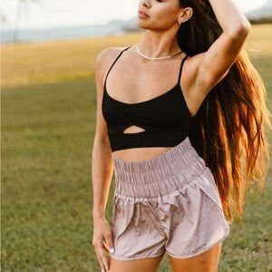 Free People Athletic Shorts in Light Purple